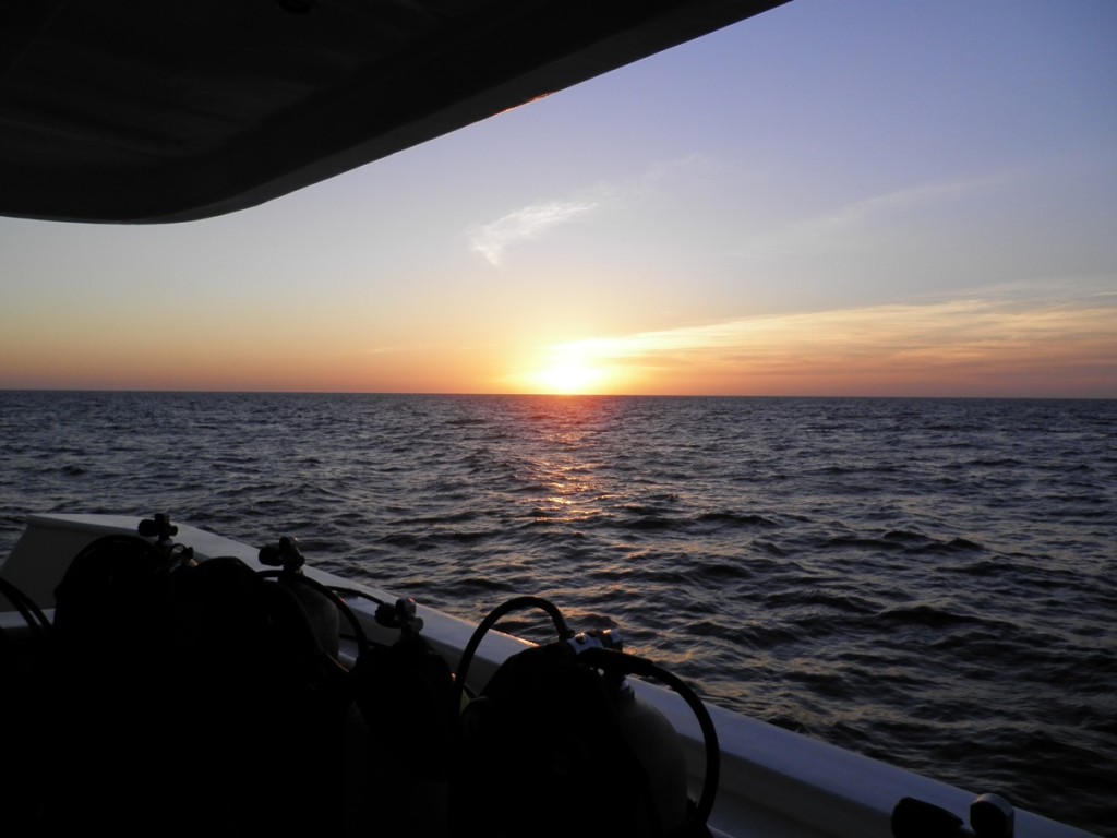 Dive Time Tauchsafari Egypt Boattrip Sunset Sundowner