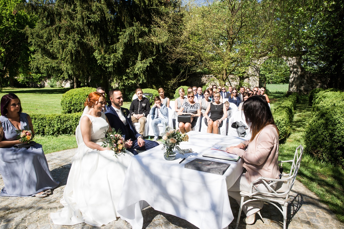 #SundAsagenJA The Wedding Ceremony Schloss Mühldorf 6